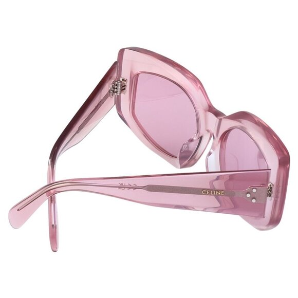 NEW CELINE SUNGLASSES CELINE CL40277F 72Y PINK EYEWEAR - Picture 4 of 5